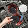 2PCS Bling Car Cup Coasters, Crystal Rhinestone Auto Cup Holder