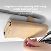 FLYAMAPIRIT Car Glasses Case Sun Visor Sunglasses Holder with Magnetic