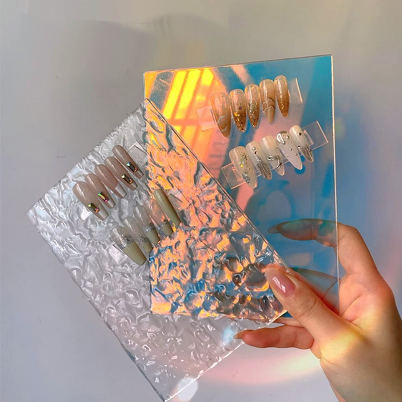 2Pcs Nail Art Display Board False Nail Tips Sample Display