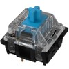GATERON KS-8 Blue Keyboard Switches, Clicky 5 Pin Through-Hole LED
