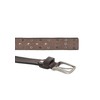 Redbridge Men's Genuine Leather Belt with Rivets, brown