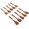 Wooden Spoons Handmade Wood Serving Spoons Comfortable Grip Coffee Spoons