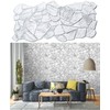 Dundee Deco 3D Wall Panels - White Grey Faux Stone