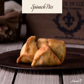 Shatila Food Products Spinach Pies, Ready To Heat Prepared Sides, Mediterranean Food, 36 Pieces