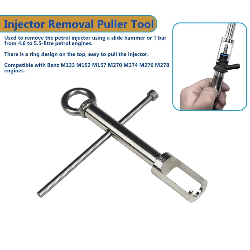 UTMALL Petrol Injector Puller Extractor Tool Competible with Mercedes-Benz 4.6,