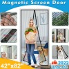 MUCH Magnetic Screen Door Hands Free Mesh Partition Curtain Keeps