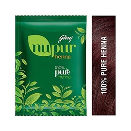 Godrej Nupur Henna Natural Mehndi for Hair Color with Goodness of 9 Herbs, 400gm