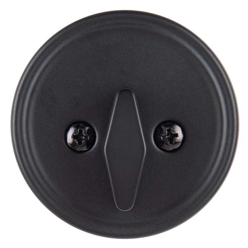 BRINKS - Transitional Single Cylinder Deadbolt, Matte Black - Built