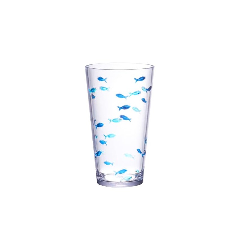 KLIFA- CHARLESTON- 19 oz, Set of 6, Acrylic Fishing Highball,