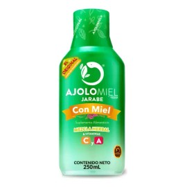 Ajolomiel Jarabe Suplemento Con Vitaminas C & A (2-pack) Menta-eucalipto