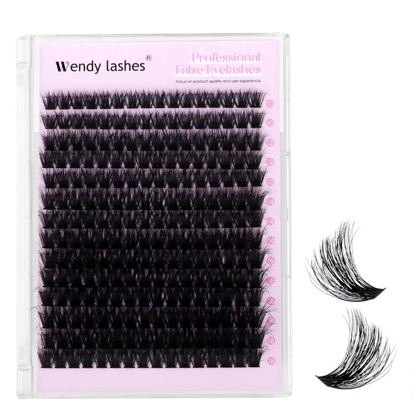 DIY Lash Extension Kit 60D Wispy Lashes 3D Volume Lash