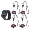 Wireless Restaurant Service Calling System 1 Watch and 4 Button