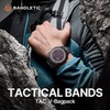 Bandletic 22mm Tactical Military Nylon Watch Band Compatible with Garmin
