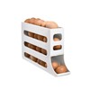 MAYLESS EGG HOLDER FOR FRIDGE, Auto Rolling Fridge Egg Organizer,