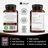 Shilajit Seamoss and Lions Mane Capsules 6000mg - High Strength
