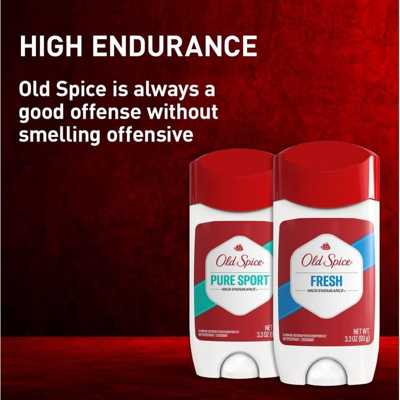 Old Spice High Endurance Anti-Perspirant Deodorant for Men, Fresh Scent,