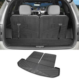 HUYINPJ Cargo Mat Compatible with 2021-2025 Kia Sorento Cargo Liner Backrest Liner Seatback Protector for 2024 Kia Sorento Accessories(21-25 Sorento)