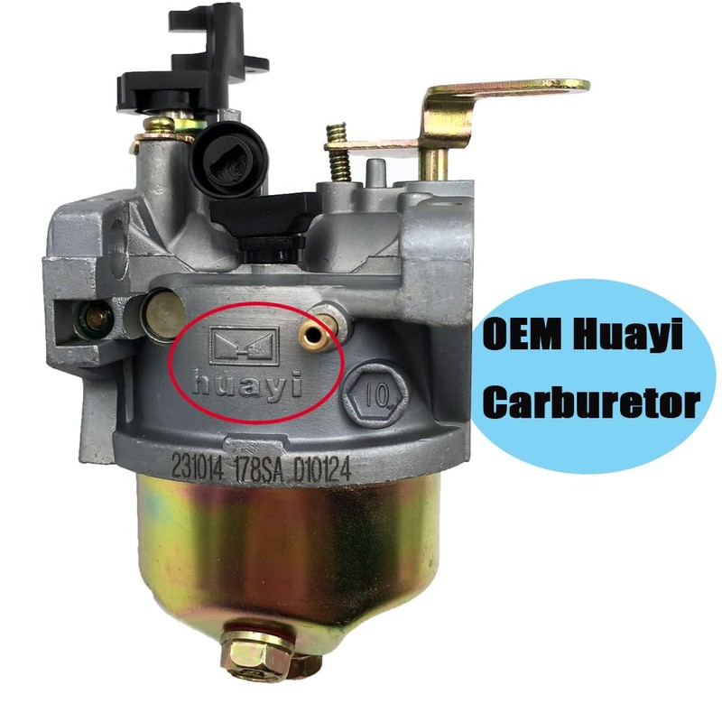 Huayi 178SA Carburetor Carb Compatible with 277cc Craftsman Snow Blower