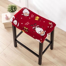 Bifaunvogel - Juego de 4 fundas rectangulares para taburetes de bar con altura de mostrador, fundas elásticas y estampadas, fundas para taburetes de banco, protector de asiento de banco, para mostrador de cocina #3