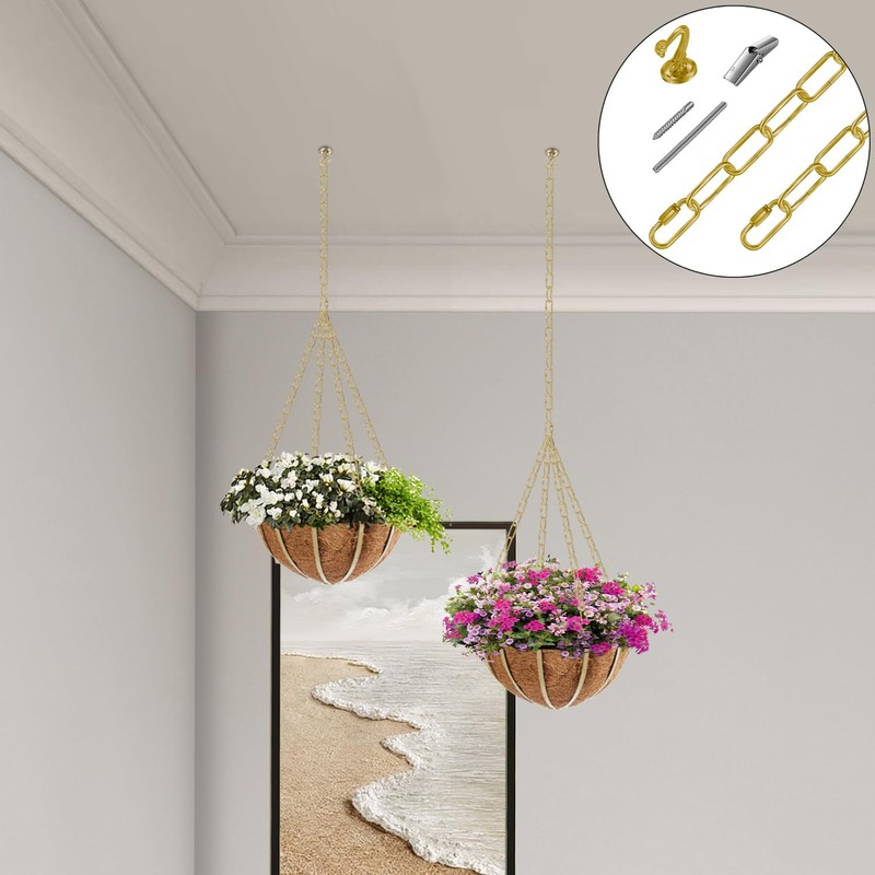 Omytie 15 Ft Heavy Duty Hanging Chain Kit with Connection