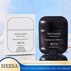 [Overseas] Sunscreen Recommendation: Sieesa Sunscreen, Refreshing, Waterproof, Anti-Sweat, Anti-UV, Portable, Isolating, 20g/Style 1 10ea