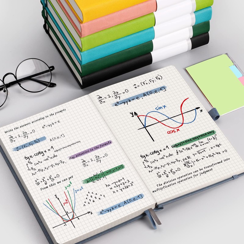 AHGXG Graph Paper Notebook - 320 Pages Grid Notebook Thick