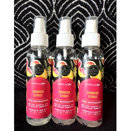 BOTTLE UP JOY 3pk BOTTLE UP JOY CRIMSON CITRUS BURST ROOM MIST ESSENTIAL OIL AIR FRESHENER