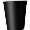 9oz Black Paper Cups, 8ct