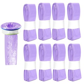 8 Pack Diaper Pail Bags Refill, Compatible with Genie Pail&Munchkin Pail and Angelcare Pail, With Fragrance Diaper Pail Refill Bags - purple (the Cartridge Is Not Included)