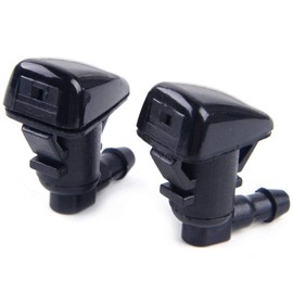 Cheriezing 55079049AA Front Windshield Washer Nozzles Wiper Spray Kit Single Hole Compatible with 2005-2016 Grand Cherokee, 2005-2013 Malibu, 2005-2010 G6, 2007-2010 Aura | set of 2