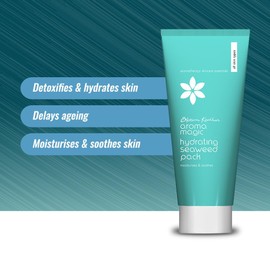 Aroma Magic Hydrating Seaweed Face Pack | Anti-Aging Face Mask with Aloe Vera & Lotus Leaf | Detoxifies, Soothes & Hydrates Skin | For All Skin Types | 3.53 Oz (100g)