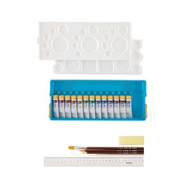 Liquitex Acrylic Paint, School Color, Soft Type, Twin Palette Set, S2A, 0.3 fl oz (10 ml)