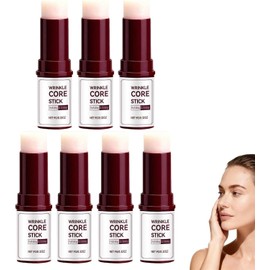 Barra multiusos de calcio para dar volumen, barra de colágeno hidratante y reafirmante antiedad para ojos, rostro y cuello, barras hidratantes de colágeno coreanas bálsamo calcio dar volumen. (7PCS)