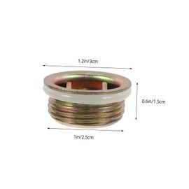 Hohopeti Bung Plug Cap for Drums Internal Threaded Closure for Water Buckets Secure Sealing Device for Industrial Agricultural and Construction Use