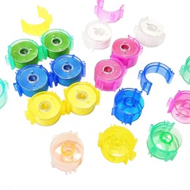 Bobbin Clips, 50 Pieces Colorful Thread Holder Sewing Spool Small Clips Clamps for Organizing Thread Reels
