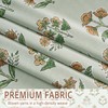 RYB HOME 100% Green Blackout Patterned Curtains for Bedroom, Farmhouse
