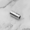 2Pcs 1/4" Square Hole to 1/4" Hex Converter Metal 1/4"