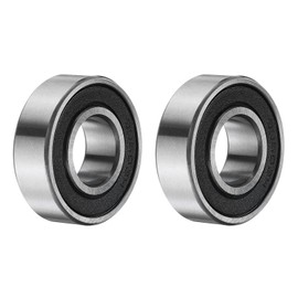 uxcell 2pcs 99502H-2RS Deep Groove Ball Bearings 5/8 x 1-3/8 x 7/16 Inch Chrome Steel Bearing Double Sealed ABEC3 ZV2 Bearings