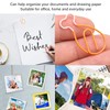 100Pcs Metal Paperclips Cute Chicken Leg Shape Electroplating Rustproof Portable
