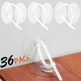 36Pack Furniture Anchors No Drill Furniture Straps for Baby Proofing Self-Adhesive Securing 180lbs Prevent Falling Anti Tip Earthquake Straps for Toddlers Kids Children Pets Safety