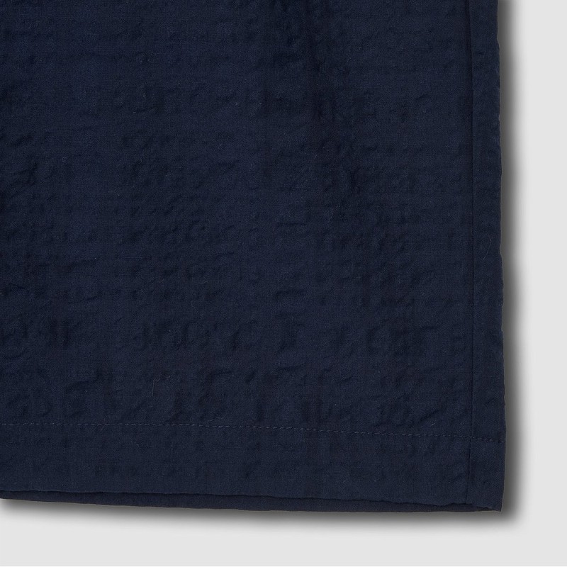 Jaju [JAJU] Men's Soft Seersucker 5-minute pajama pants_Navy