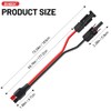 ZEHGCH Solar Panel Cable Connector Kit with 10AWG Heavy-Duty Tinned