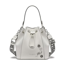 Karl Lagerfeld Paris Maybelle Bucket Bag, White