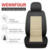 WENNFOUR Car Seat Covers Full Set, Automotive Universal Seat Cover