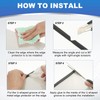 PATIKIL 1/16" Rubber Edge Trim, 10 ft Flexible U Channel
