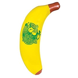 The Dreidel Company Jumbo Banana Inflate, Grand Raffle Prizes, Pool & Beach Activities, Party Decorations, 48" Tall (Single)