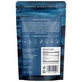 Le Saliculteur Fine Sea Salt -Traditional Hand Harvest- French Organic Mineral Salt 16oz- Unrefined Grey Sea Salt- PGI-Certified Sel Fin Gris 1lb