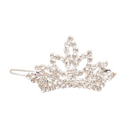 PET SHOW 1pc/Pack Dog Tiara Crown Hair Clips Bows for Small Dogs Costume Crystal Rhinestone Girls Puppies Barrette Grooming Hair Accessories