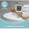 Clock Shower Clock Waterproof Bathroom Digital Wall Clock W/ Temperature