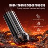 24pcs M14x2.0 Wheel Lug Nuts Black Thread XL Spline Lug